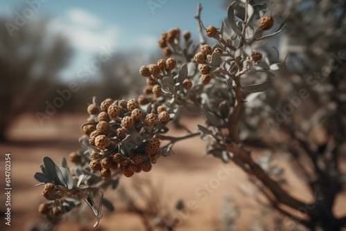 Medicinal plant for rheumatic conditions in the Kalahari desert. Generative AI