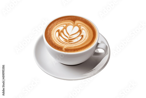 Isolated Coffee Cup on Transparent Background, AI