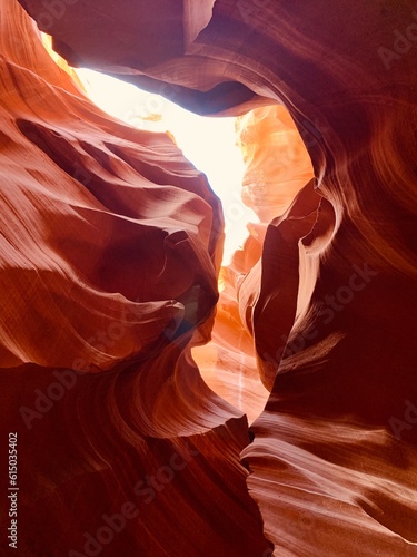 Lower Antelope Canyon USA Arizona, america. Navajo Tribal. Sandstone formations in deserts of Arizona