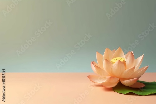 Lotus flower pink. Generate Ai