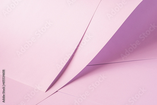 Large sheets of paper. Pink shade.