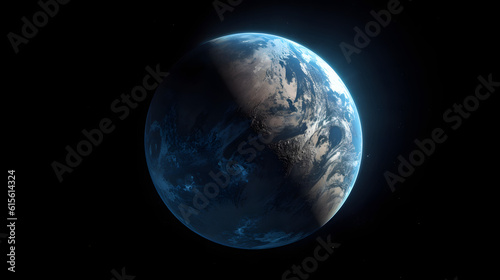 宇宙から見た地球の壮大な景観 No.027 | A Majestic View of Earth from Space Generative AI