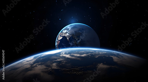 宇宙から見た地球の壮大な景観 No.035 | A Majestic View of Earth from Space Generative AI
