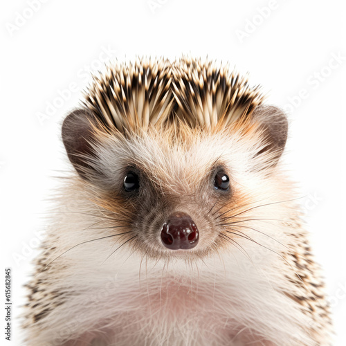 Closeup of a Hedgehog's (Erinaceus europaeus) face
