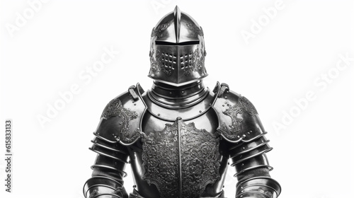 Medieval knight suit of armor protection