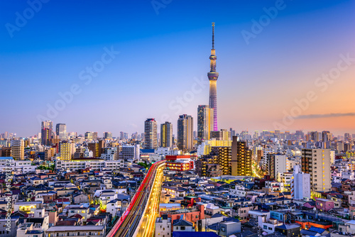 Tokyo, Japan Sumida skyline.