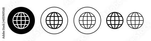Web icon set for web and mobile app. go to web sign and symbol. web click icon. Global search icon
