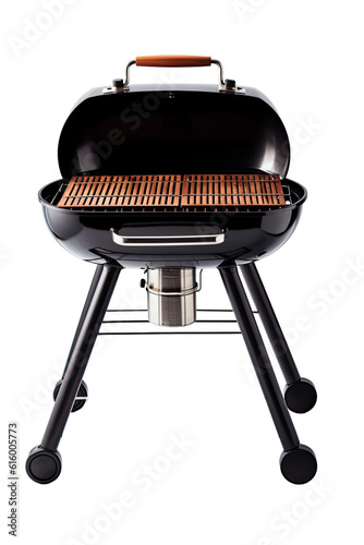 barbecue grill stand isolated on a transparent background, generative ai