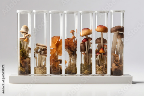 Microdosing, growing mushrooms in vitro. The concept of alternative medicine, microdosing and mushroom treatment