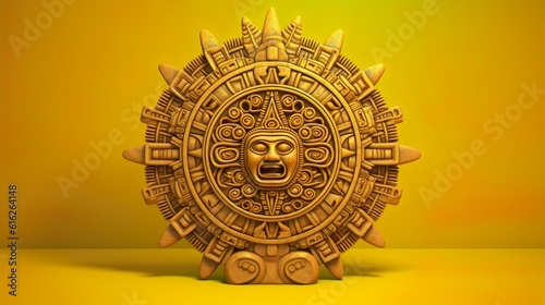 sun mayan aztec totem ancient