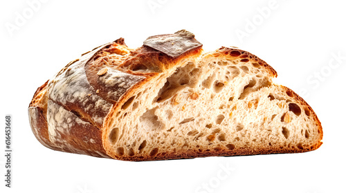 loaf of bread isolated on transparent background 