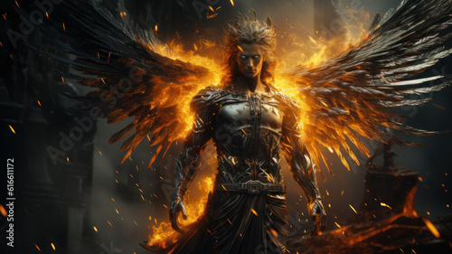 archangel with wings