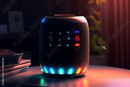 Voice-Assistant Enabled Smart Speaker Device. AI