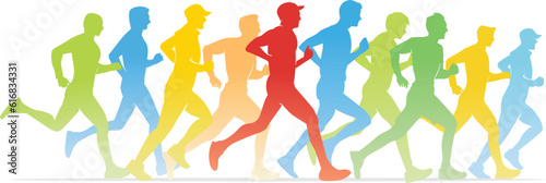 Great elegant vector colorful editable marathon poster background design for your marathon championship event 