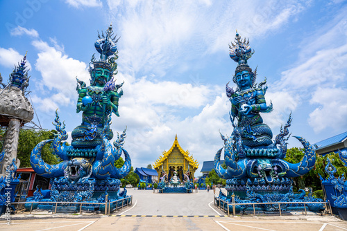 Rong Sua Ten temple or Blue temple in Chiang Rai Province, Thailand