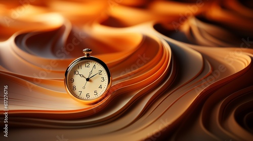 The concept of time background wallpaper