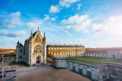 The Sainte-Chapelle chapel of Vincennes castle near Paris