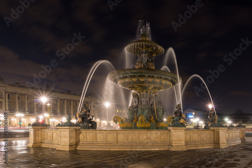 Fountain at Place de la Concord in Paris