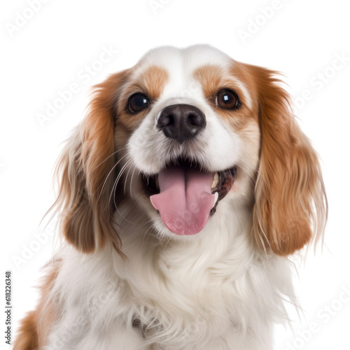 cavalier king charles spaniel isolated on transparent background cutout