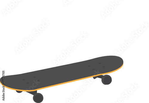 skateboard on isolate white background 