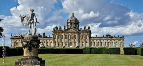 Picturesque view of Castle Howard in England.