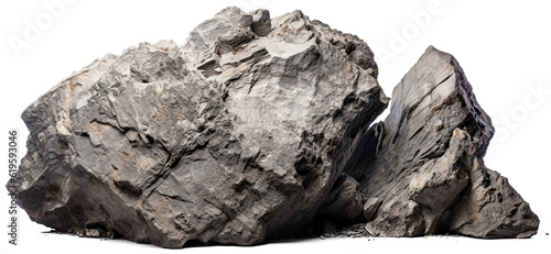 heavy rock on transparent background, png