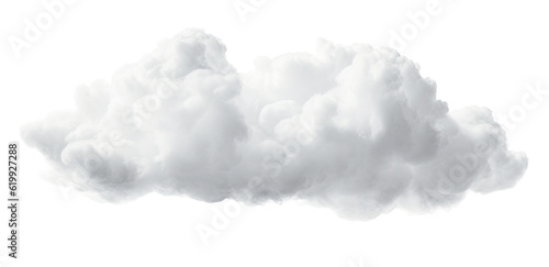 white cloud on transparent background, png