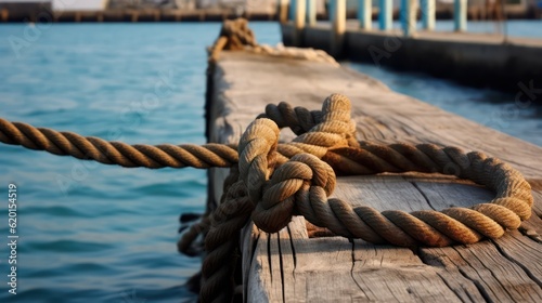 rope on the dock