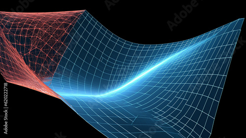 Time-Space Distortion: Abstract Visualization of Spacetime Continuum Curvature. 