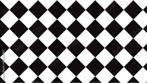 black and white seamless pattern geometric shape background