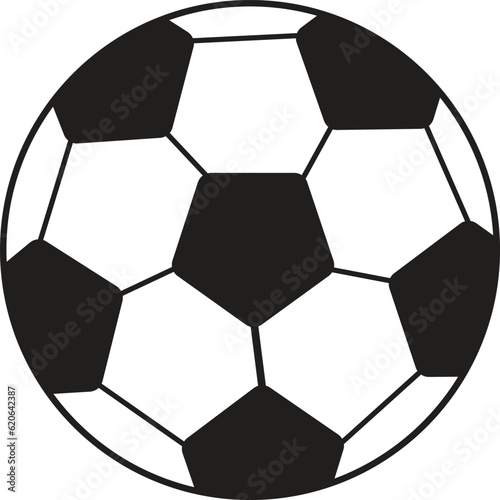 Soccer Ball Football Symbol Icon Vector Design Illustration