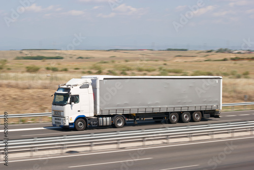 samochód, transport, ciężarowy, duży, droga, autostrada, asfalt, panning, przewóz, technologia,