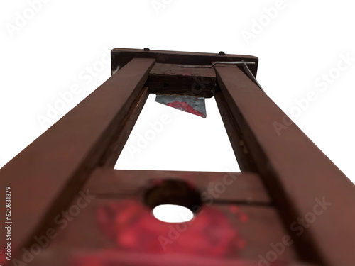 Guillotine from below, transparent png 