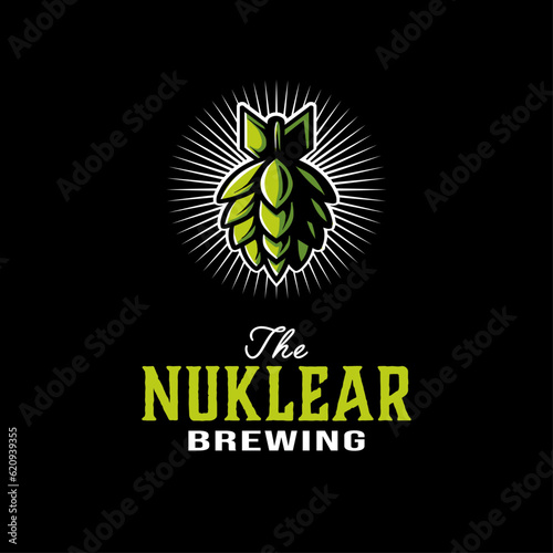 hops fruit brewing nuklear logo 
