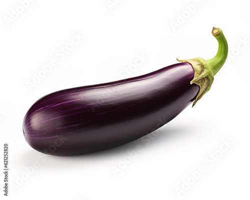 eggplants isolated on white