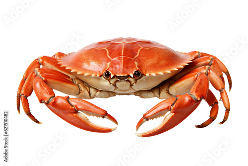 Steamed crab legs. isolated object, transparent background