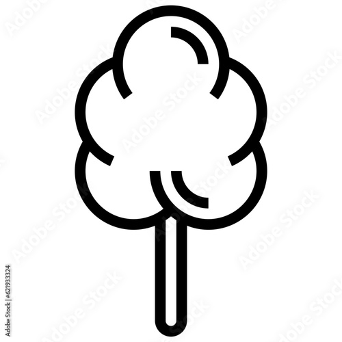 COTTON CANDY line icon,linear,outline,graphic,illustration