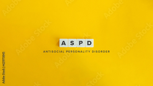 Antisocial personality disorder (ASPD) Banner and Concept Image.