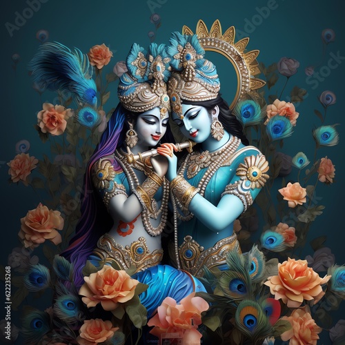 Indian God Radha Krishna