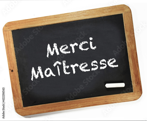 Ardoise Merci Maîtresse