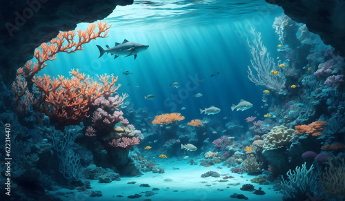 Underworld under water sea ocean diving life flora fauna adventure vacation trip