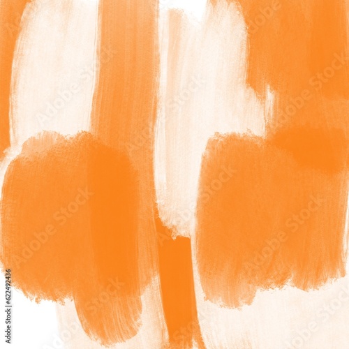 Orange White Acrylic Painting Background