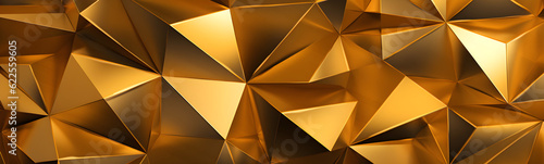 triangular gold background