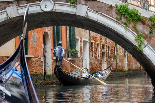 Venice Gondola under Bridge