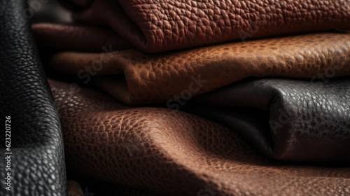 A luxurious leather texture