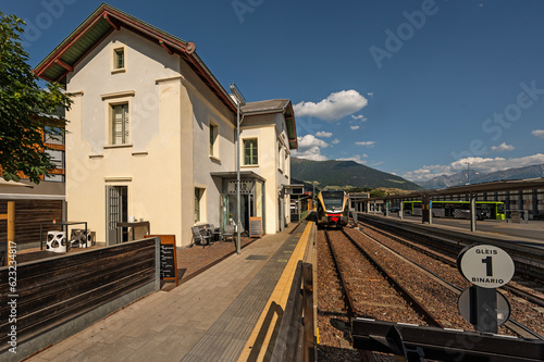 Bahnhof- Malles Venosta, South Tyrol, Italy.