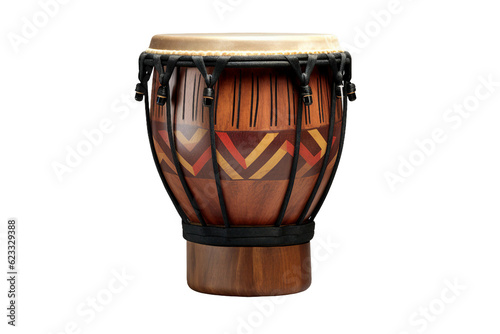 Bongo drum. isolated object, transparent background