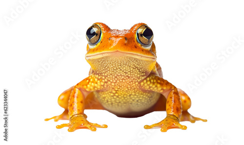 frog on white background HD 8K wallpaper Stock Photographic Image