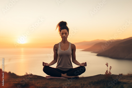 Tranquil Sunset Yoga - A Wellness and Mindfulness Journey