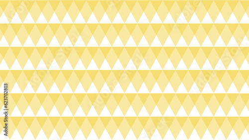 Yellow seamless geometric pattern with triangles